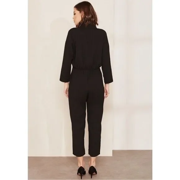 J. Crew 365 Gyro Faux Wrap Lapel Jumpsuit - Picture 7 of 12